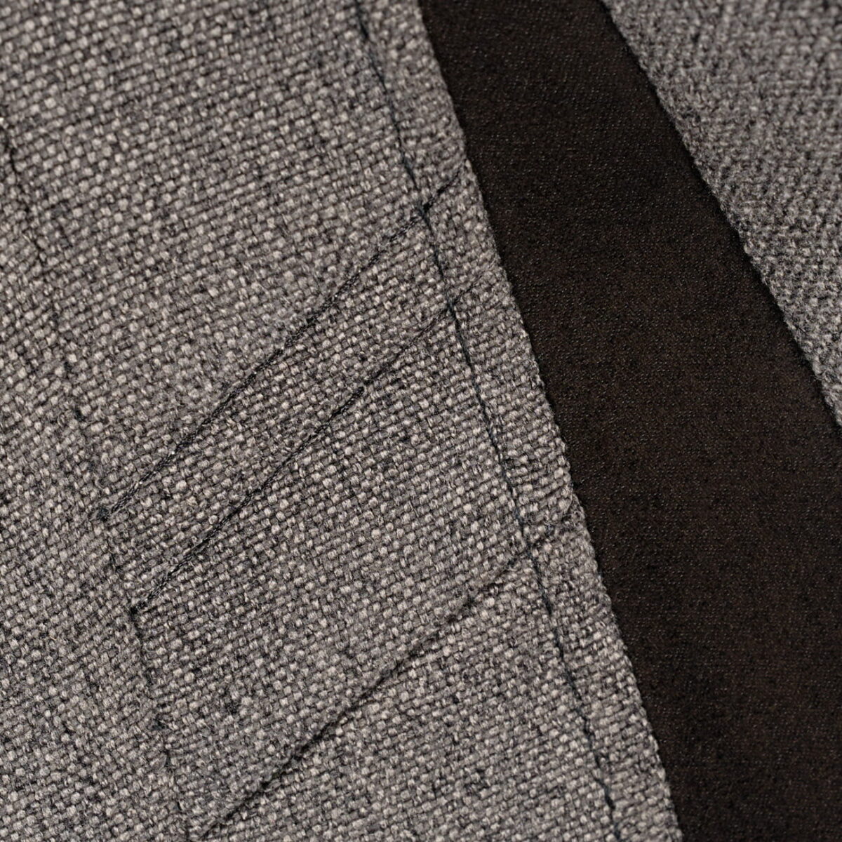 Геймерське ігрове комп'ютерне крісло Hell's Chair HC-1013 Grey Black тканина - Зображення 9