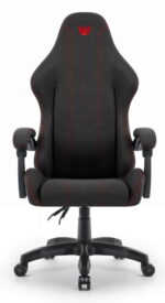 Геймерське ігрове комп'ютерне крісло Hell's Chair HC-1014 Black Red тканина - Зображення 5