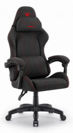 Геймерське крісло Hell's Chair HC-1014 Black Red тканина