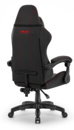 Геймерське ігрове комп'ютерне крісло Hell's Chair HC-1014 Black Red тканина - Зображення 3