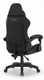 Геймерське ігрове комп'ютерне крісло Hell's Chair HC-1014 Black Blue тканина - Зображення 3