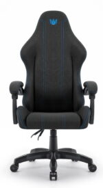 Геймерське ігрове комп'ютерне крісло Hell's Chair HC-1014 Black Blue тканина - Зображення 4