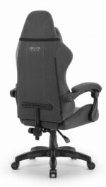 Геймерське ігрове комп'ютерне крісло Hell's Chair HC-1014 Grey Black тканина - Зображення 3