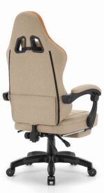 Геймерське комп'ютерне ігрове крісло Hell's Chair HC-1015 Beige тканина - Зображення 6