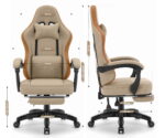 Геймерське комп'ютерне ігрове крісло Hell's Chair HC-1015 Beige тканина - Зображення 10