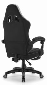 Геймерське комп'ютерне ігрове крісло Hell's Chair HC-1015 Black Grey тканина - Зображення 7