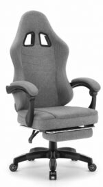 Геймерське комп'ютерне ігрове крісло Hell's Chair HC-1015 Grey тканина - Зображення 2