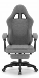 Геймерське комп'ютерне ігрове крісло Hell's Chair HC-1015 Grey тканина - Зображення 4