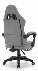 Геймерське комп'ютерне ігрове крісло Hell's Chair HC-1015 Grey тканина - Зображення 7