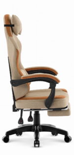 Геймерське комп'ютерне крісло Hell's Chair HC-1016 Beige тканина - Зображення 3