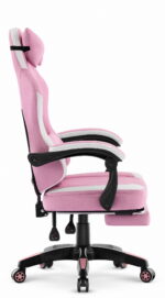 Геймерське комп'ютерне крісло Hell's Chair HC-1016 Pink тканина - Зображення 4