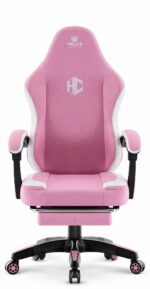 Геймерське комп'ютерне крісло Hell's Chair HC-1016 Pink тканина - Зображення 7
