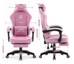 Геймерське комп'ютерне крісло Hell's Chair HC-1016 Pink тканина - Зображення 10