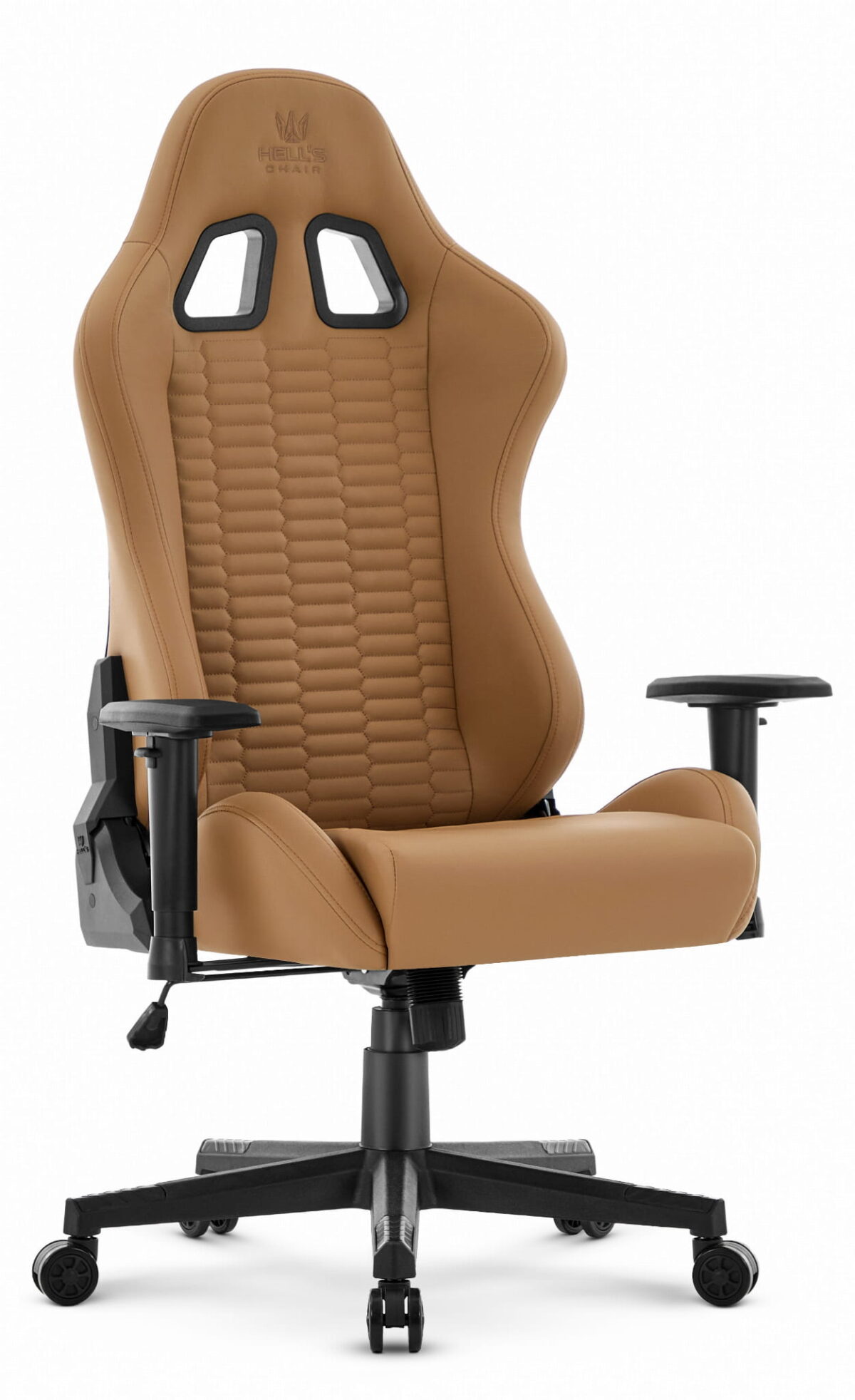 Геймерське комп'ютерне крісло Hell's Chair HC-2000 Brown екошкіра - Зображення 2