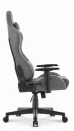 Геймерське комп'ютерне крісло Hell's Chair HC-2000 Grey Black тканина - Зображення 3