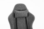 Геймерське комп'ютерне крісло Hell's Chair HC-2000 Grey Black тканина - Зображення 6