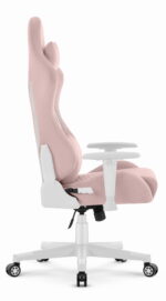 Геймерське комп'ютерне крісло Hell's Chair HC-2000 Pink White тканина - Зображення 5