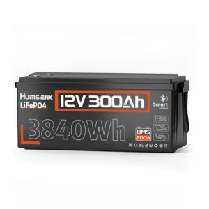 Акумулятор Humsienk 12V 300Ah (HS12V300AH200BT) з Bluetooth 200A BMS 3840Wh 15000+ циклів
