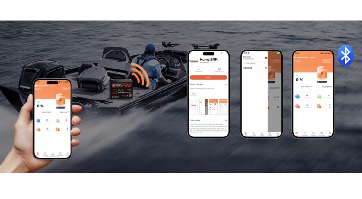 Акумулятор HumsiENKD MAX PLUS LiFePO4 12V 100Ah 1280 Вт·год 15000+ циклів BT Z BMS 110A HS12V100AH100MAXPLUS