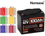 Акумулятор HumsiENKD MAX PLUS LiFePO4 12V 100Ah 1280 Вт·год 15000+ циклів BT Z BMS 110A HS12V100AH100MAXPLUS