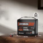 Акумулятор HumsiENKD MAX PLUS LiFePO4 12V 100Ah 1280 Вт·год 15000+ циклів BT Z BMS 110A HS12V100AH100MAXPLUS