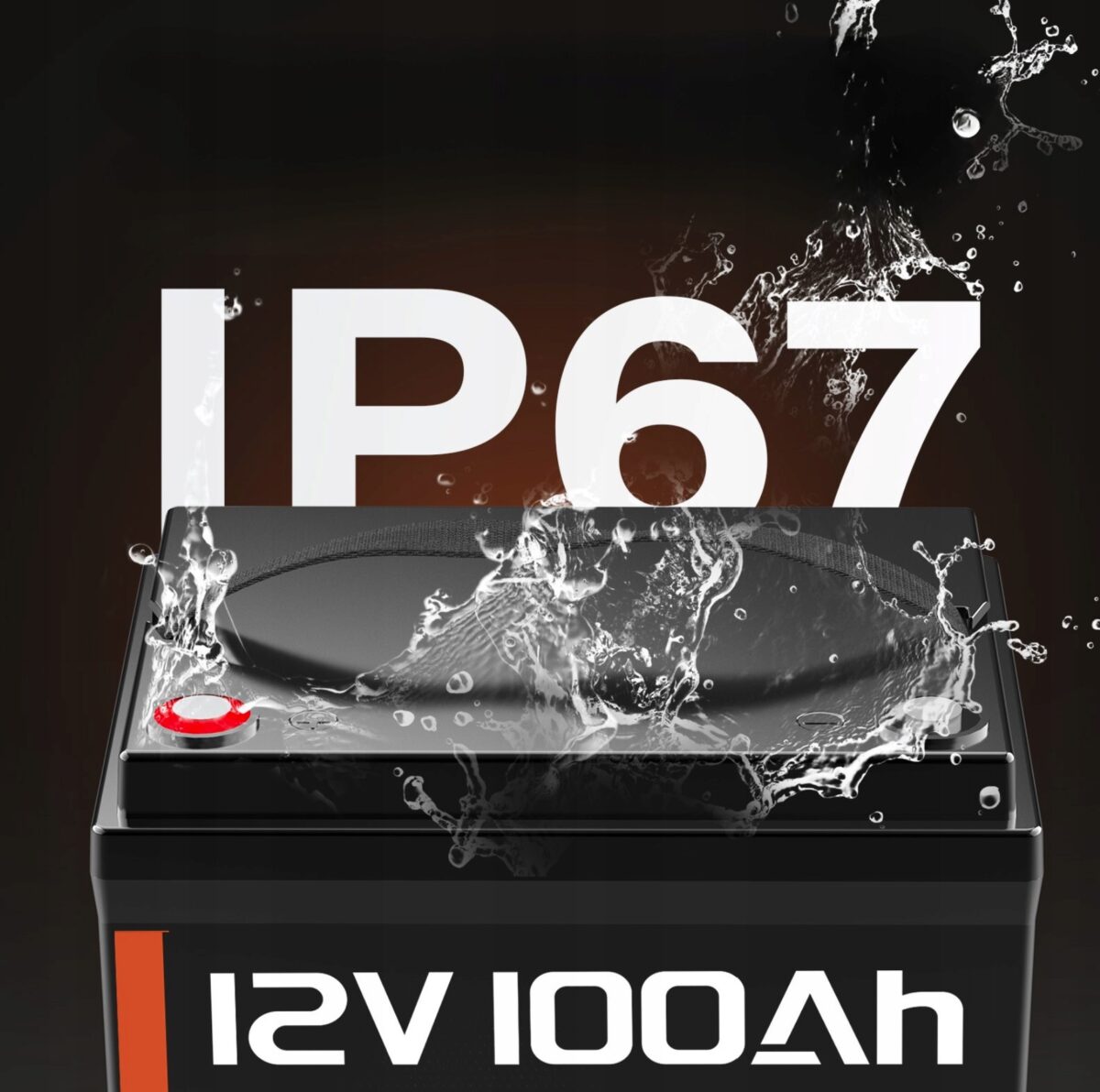 Акумулятор Humsienk MAX LiFePO4 12V 100Ah (HS12V100AH100) 1280 Вт/год 15000+ циклів вбудована BMS 100A IP67