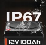 Акумулятор Humsienk MAX LiFePO4 12V 100Ah (HS12V100AH100) 1280 Вт/год 15000+ циклів вбудована BMS 100A IP67