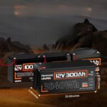 Акумулятор Humsienk 12V 300Ah (HS12V300AH200BT) з Bluetooth 200A BMS 3840Wh 15000+ циклів