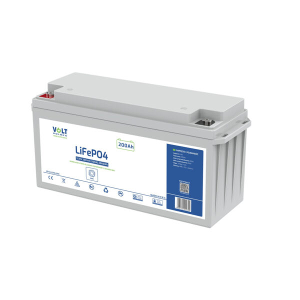 Акумулятор Volt Polska LiFePO4 12.8V 200Ah (200A) + BMS – 2560 Вт·год