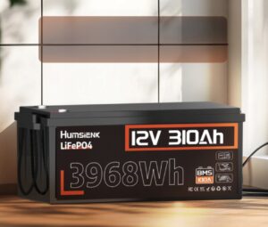 Акумулятор HumsiENK LiFePO4 12V 310Ah з BMS (HS12V310AH100) 3968Wh 15000+ циклів IP67
