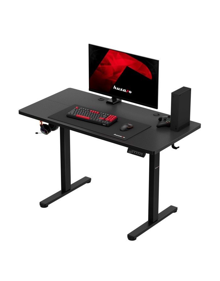 huzaro-hero-81-black-electric-gaming-desk-3 Ігровий геймерський комп'ютерний стіл Huzaro HZ-HERO 8.1 120 x 118 x 60 см Black
