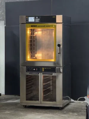 Пароконвекційна піч Miwe aeromat 8.64 T MUCS з розстійною шафою: професійне обладнання для пекарні