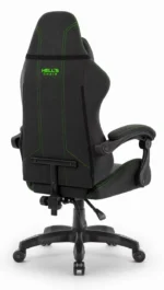 Геймерське ігрове комп'ютерне крісло Hell's Chair HC-1014 Black Green тканина - Зображення 3