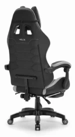 Геймерське ігрове комп'ютерне крісло Hell's Chair HC-1039 2.0 Gray Black тканина - Зображення 4