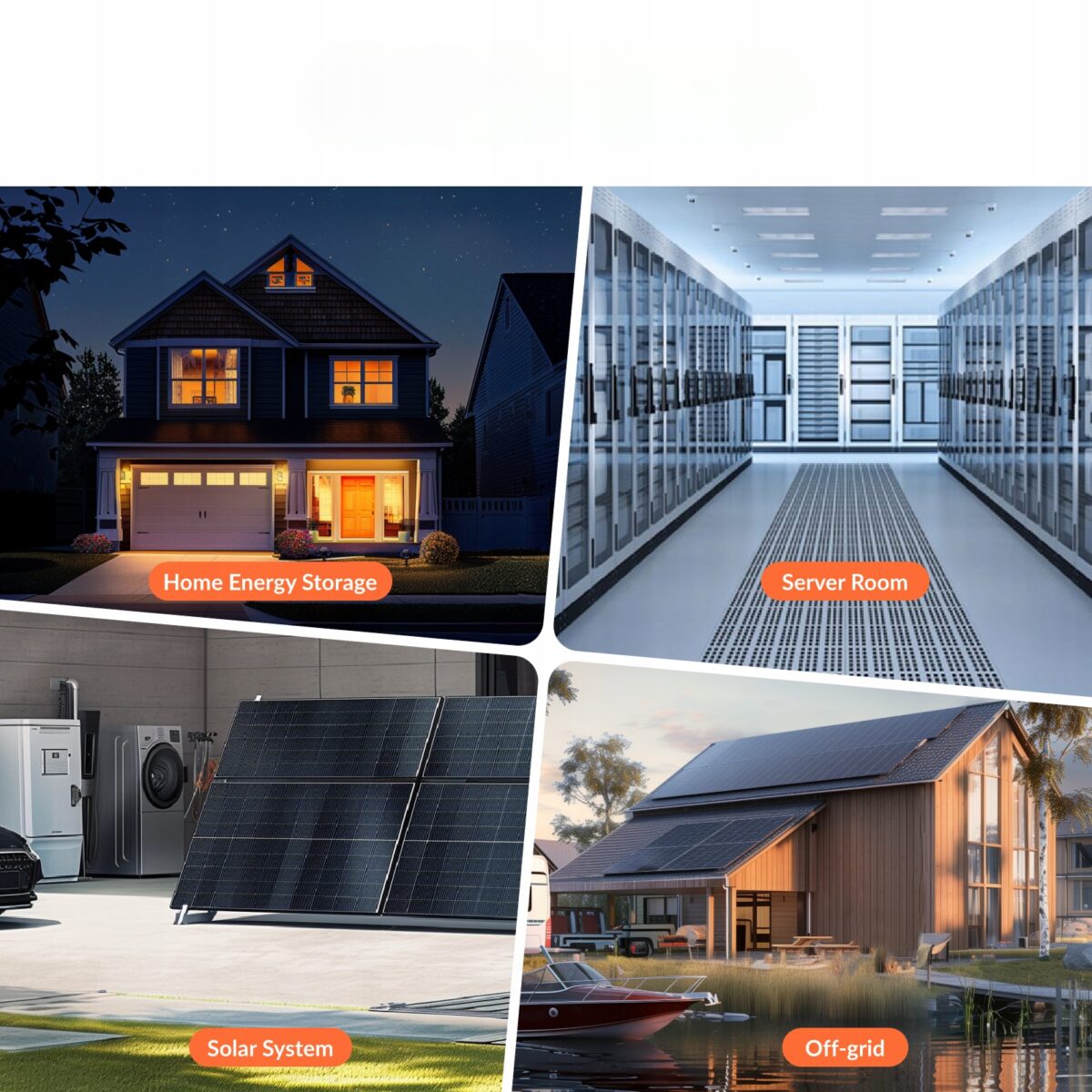 Накопичувач енергії HumsiENk 5,12 Вт LiFePO4 3U (HS48V100AH100RACK-3U-EU)