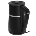 Електричний Чайник Adler AD 1355 black 1.7 л внутрішня частина з нержавіючої сталі подвійні стінки