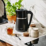 Електричний Чайник Adler AD 1355 black 1.7 л внутрішня частина з нержавіючої сталі подвійні стінки