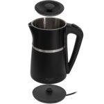 Електричний Чайник Adler AD 1355 black 1.7 л внутрішня частина з нержавіючої сталі подвійні стінки