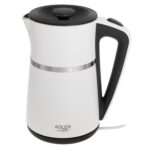 Електричний Чайник Adler AD 1355 white 1.7 л внутрішня частина з нержавіючої сталі Подвійні стінки