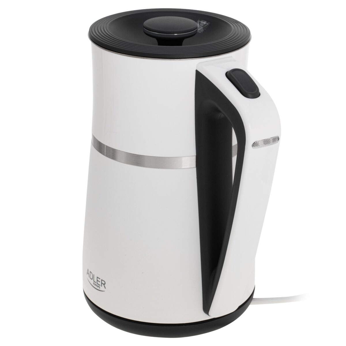 Електричний Чайник Adler AD 1355 white 1.7 л внутрішня частина з нержавіючої сталі Подвійні стінки