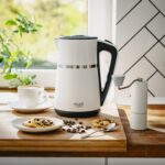 Електричний Чайник Adler AD 1355 white 1.7 л внутрішня частина з нержавіючої сталі Подвійні стінки