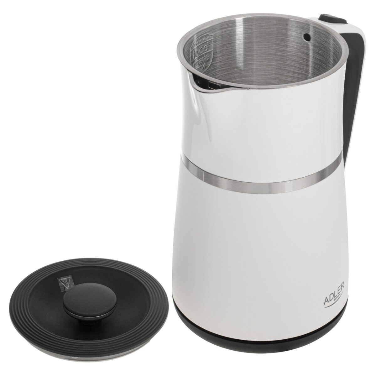 Електричний Чайник Adler AD 1355 white 1.7 л внутрішня частина з нержавіючої сталі Подвійні стінки