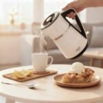 Електричний Чайник Adler AD 1355 white 1.7 л внутрішня частина з нержавіючої сталі Подвійні стінки