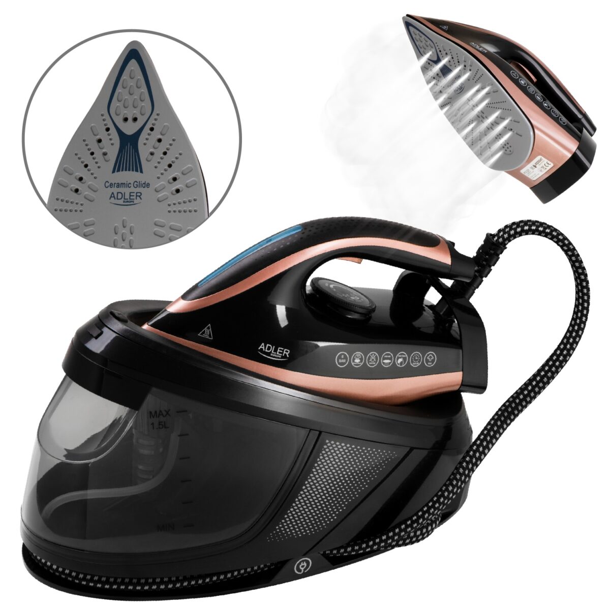 Парова станція Праска Adler AD 5047 3100W