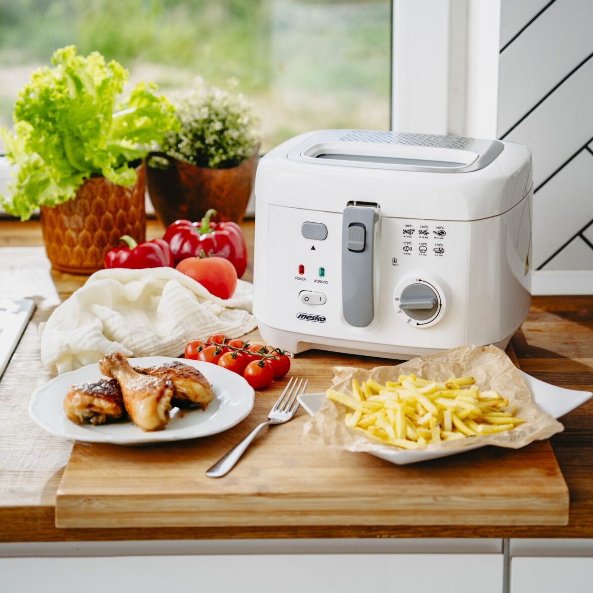 Фритюрниця Mesko MS 4908 gray 2.5 л