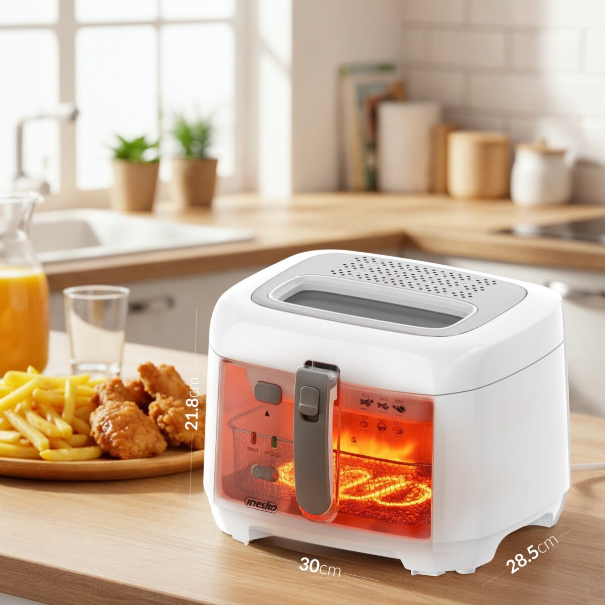 Фритюрниця Mesko MS 4908 gray 2.5 л