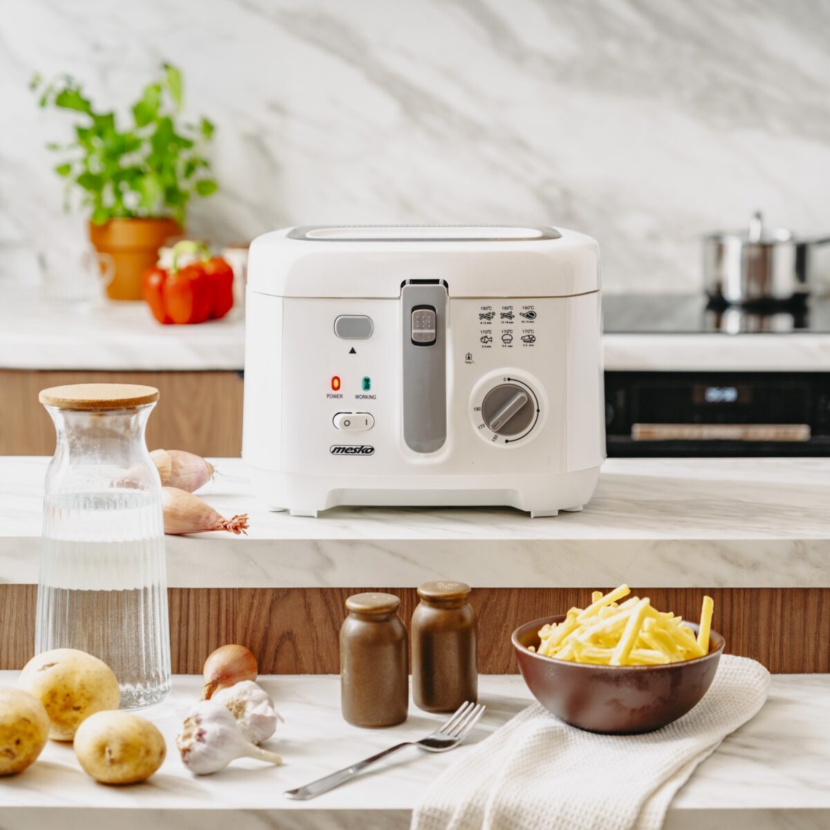 Фритюрниця Mesko MS 4908 gray 2.5 л