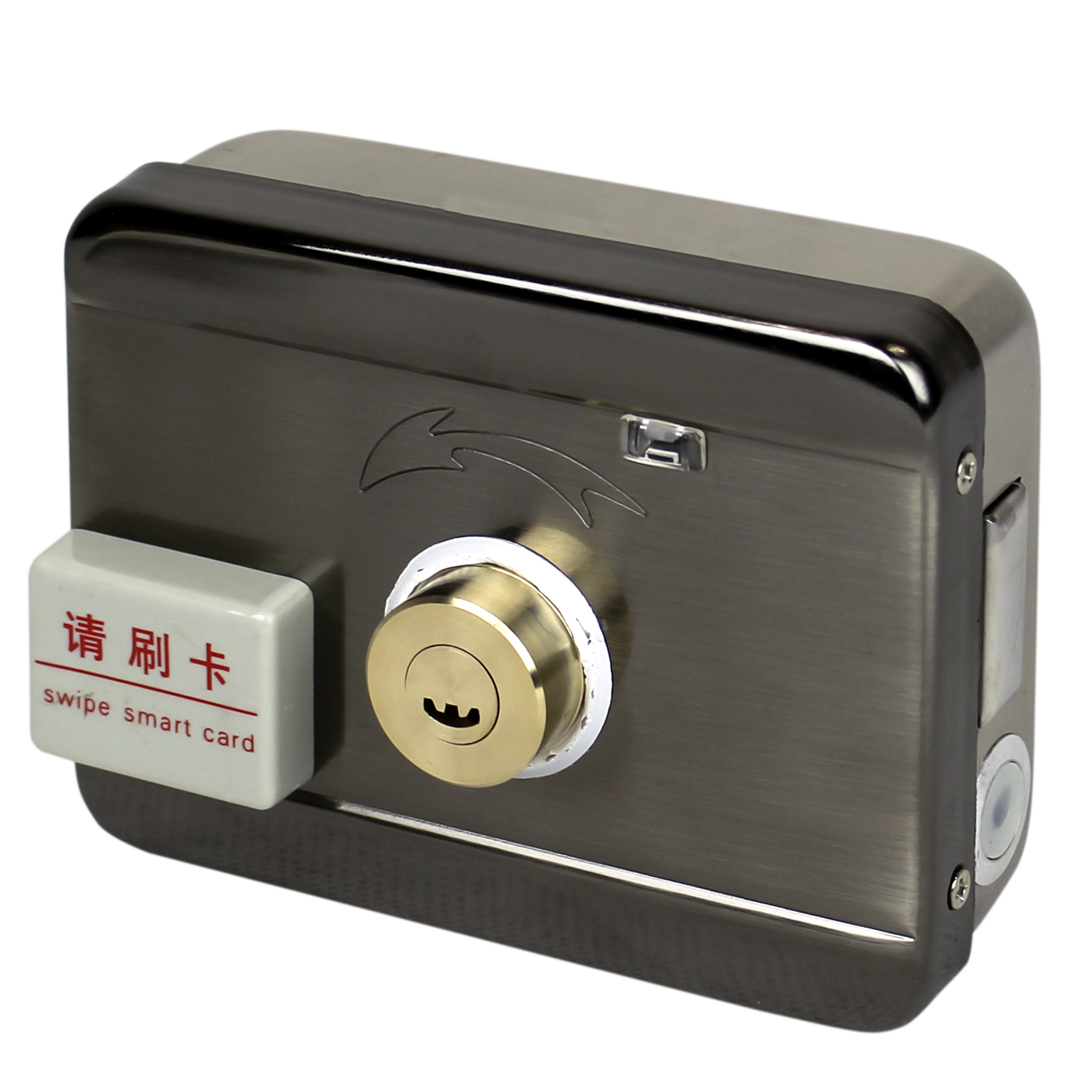 18013_1 Замок електроригельний з вбудованим контролером доступу GreenVision GV-02 LEMR-K