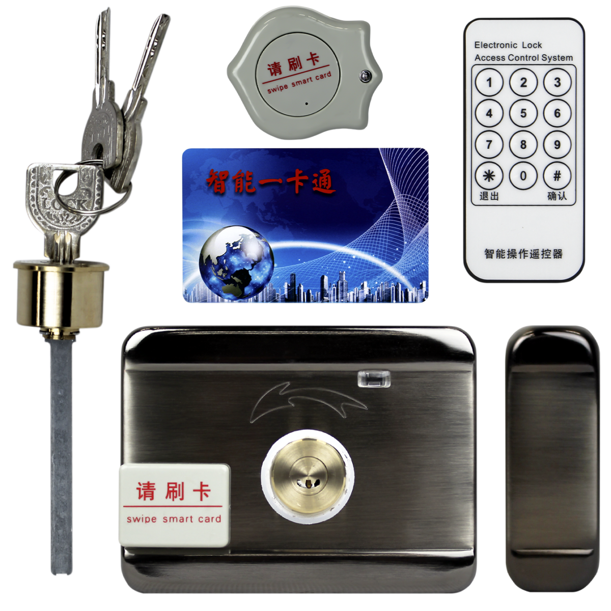 Замок електроригельний з вбудованим контролером доступу GreenVision GV-02 LEMR-K - Зображення 5