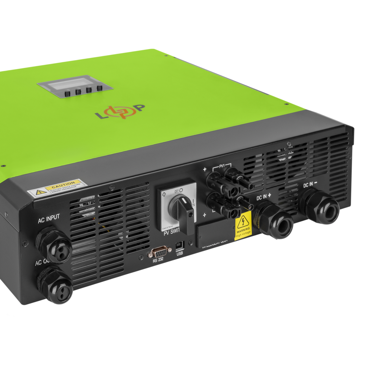 Гібридний сонячний інвертор ДБЖ LogicPower LPW-VHY-G5532-5500VA (5500Вт) 48V 60A MPPT 120-450V ON-OFF GRID - Зображення 4